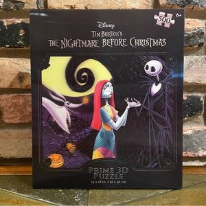 Disney The Nightmare Before Christmas 500 Piece Prime 3D Puzzle BRAND NEW!!